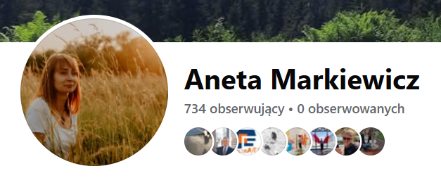 Aneta Markiewicz - profil na Facebook